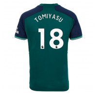 Arsenal Takehiro Tomiyasu #18 Tretí futbalový dres 2023-24 Krátky Rukáv